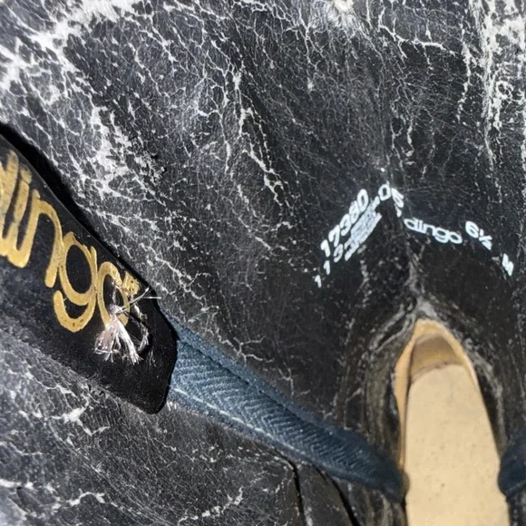 Vintage Dingo (ACME) Calf Hair and Leather Women's Cowboy Boots - Picture 6 of 8